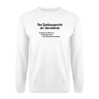 Favorite dish - Unisex Sweatshirt - white - Front