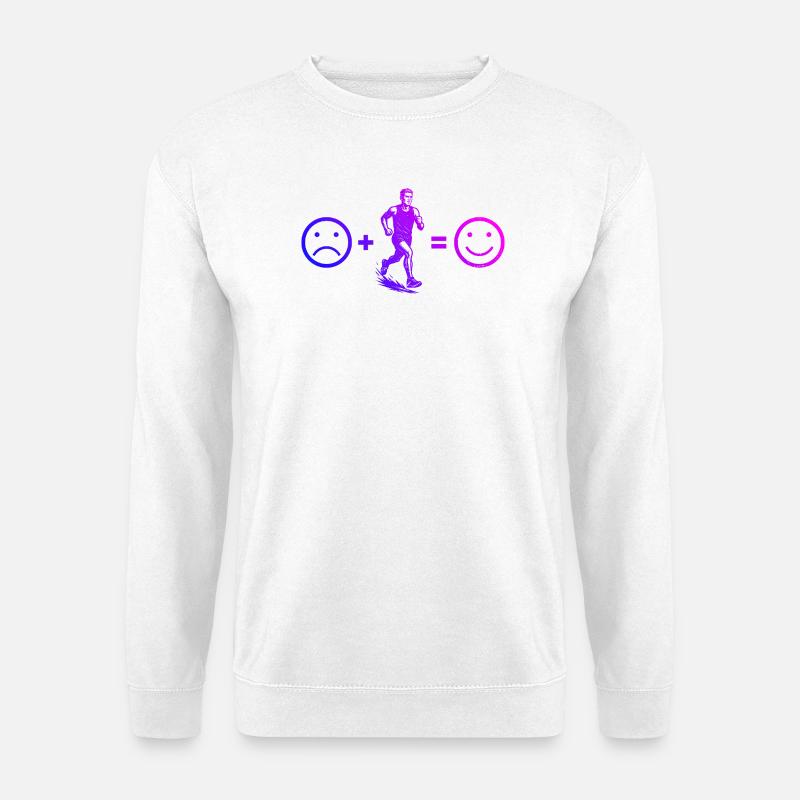 Conception de course pleine de caractère - Sweat-shirt Unisexe - blanc