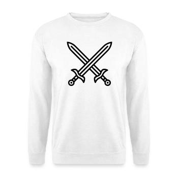 Sword Combat - Unisex Sweatshirt - white - Front