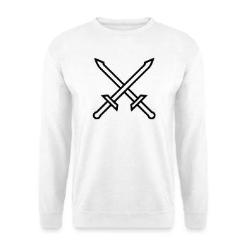 Deux épées - Sweat-shirt Unisexe - blanc - Devant