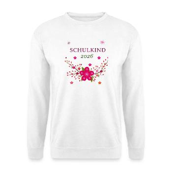 Schulkind 2026  - Unisex Pullover - Weiß - Vorne