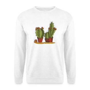 Flowers - Unisex Sweatshirt - white - Front