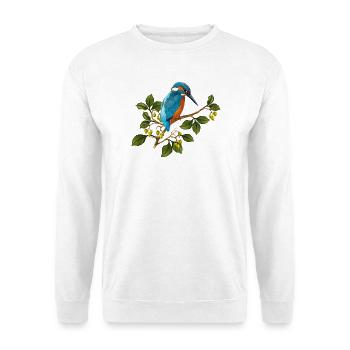 Bunter Vogel - Unisex Pullover - Weiß - Vorne