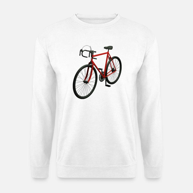 Retro Rennrad - Unisex Pullover - Weiß