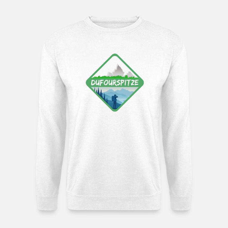 Geschenk für Dufourspitze - Unisex Pullover - Weiß