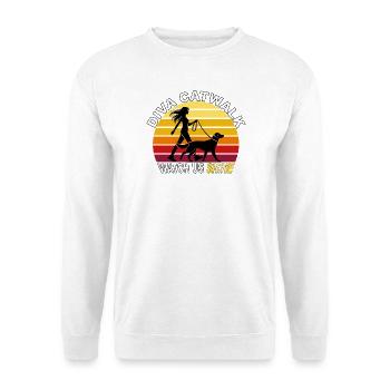 Diva Catwalk - Regardez-nous briller rétro - Sweat-shirt Unisexe - blanc - Devant