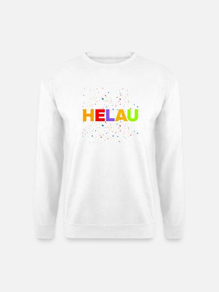 HELAU, KONFETTI EXPLOSION! - Unisex Pullover - Weiß