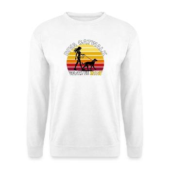 Diva Catwalk - Regardez-nous briller rétro - Sweat-shirt Unisexe - blanc - Devant