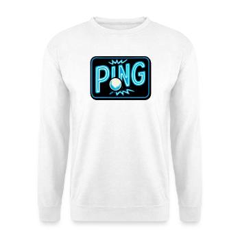 Ping Pong - Tennis de Table - Sweat-shirt Unisexe - blanc - Devant
