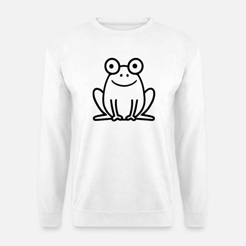 Frosch - Unisex Pullover - Weiß