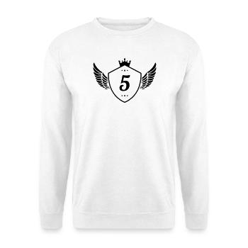 5 Coat of arms - Unisex Sweatshirt - white - Front