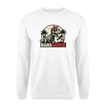 Mamasaurus – Un design T-Rex cool pour les mamans - Sweat-shirt Unisexe - blanc - Devant