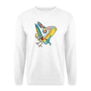 Colorful birds - Unisex Sweatshirt - white - Front