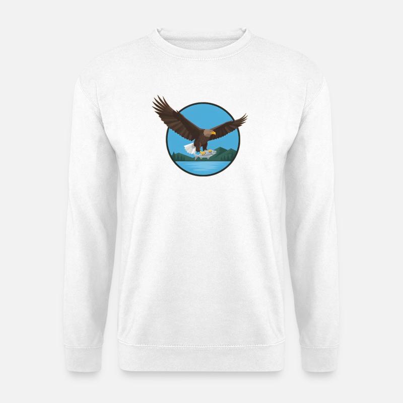 Seeadler Adler - Unisex Pullover - Weiß