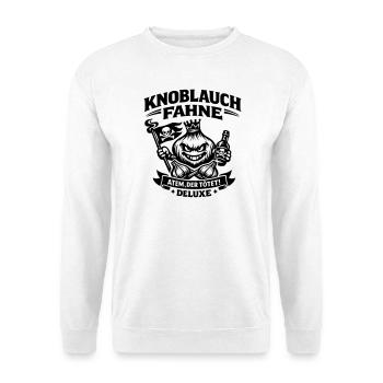 Garlic Garlic Flag Deluxe - Unisex Sweatshirt - white - Front