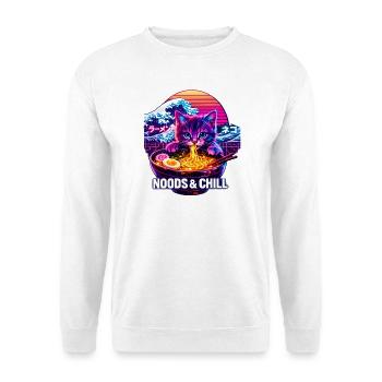 Kanagawa Wave Ramen Bowl Kawaii Japanese - Unisex Sweatshirt - white - Front