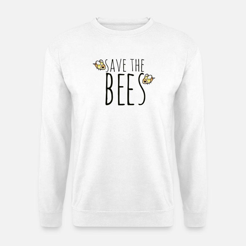 Save the Bees Bee Conservation - Unisex Sweatshirt - white