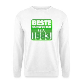 Sister 1983 - Unisex Sweatshirt - white - Front