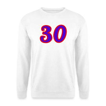 30. 30 YEARS. 30th ANNIVERSARY. 30 YEARS ANNIVERSARY. - Unisex Sweatshirt - white - Front