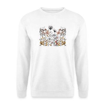 Flowers - Unisex Sweatshirt - white - Front