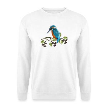 Colorful bird - Unisex Sweatshirt - white - Front