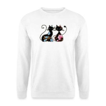 Cats - Unisex Sweatshirt - white - Front