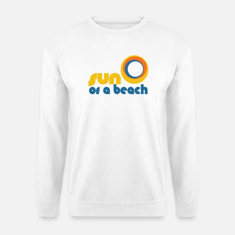 Sonne eines Strandes - Unisex Pullover - Weiß