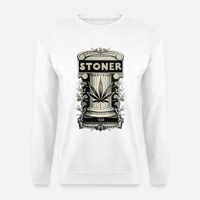 Stoner - Unisex Pullover - Weiß