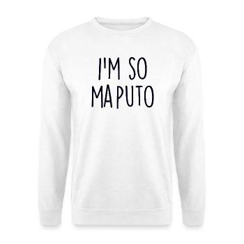 Maputo, Mozambique - Unisex Sweatshirt - white - Front