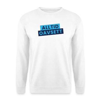Immer unabhängig – stilvolle Aussage - Unisex Pullover - Weiß - Vorne