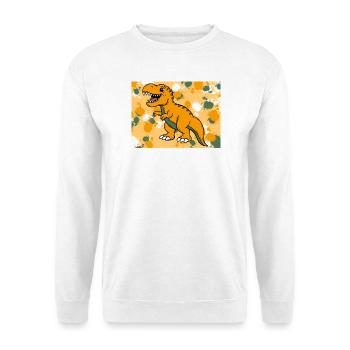 T-Rex Dino - Unisex Sweatshirt - white - Front