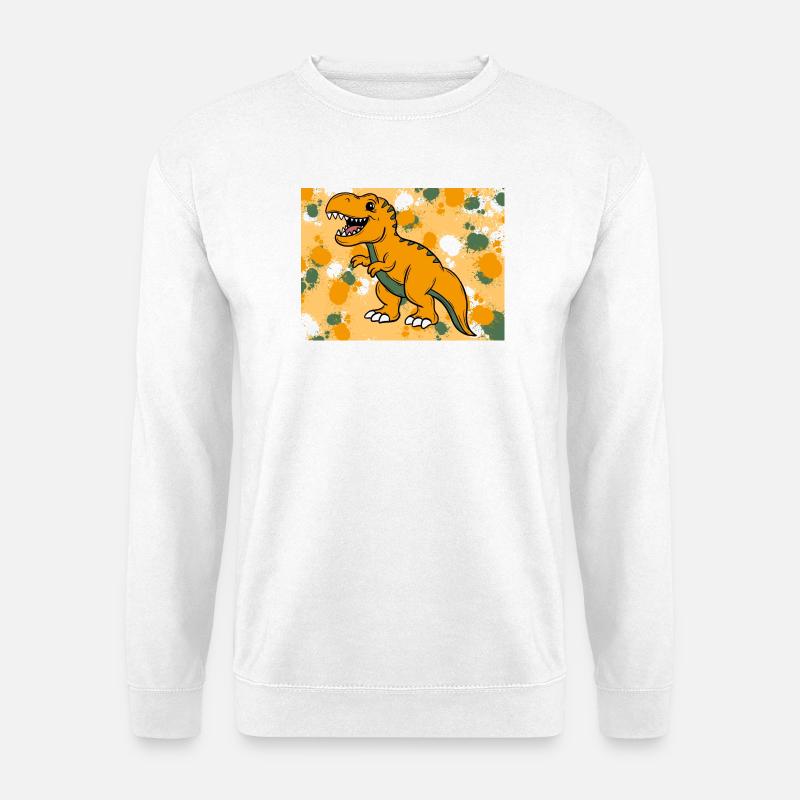 T-rex Dino - Unisex Pullover - Weiß
