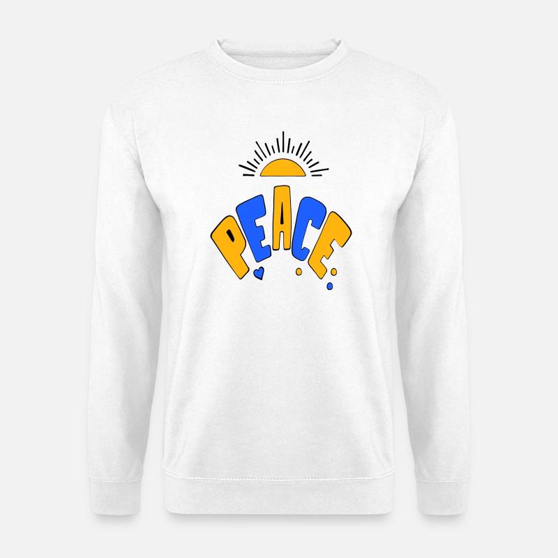 Peace  - Unisex Pullover - Weiß
