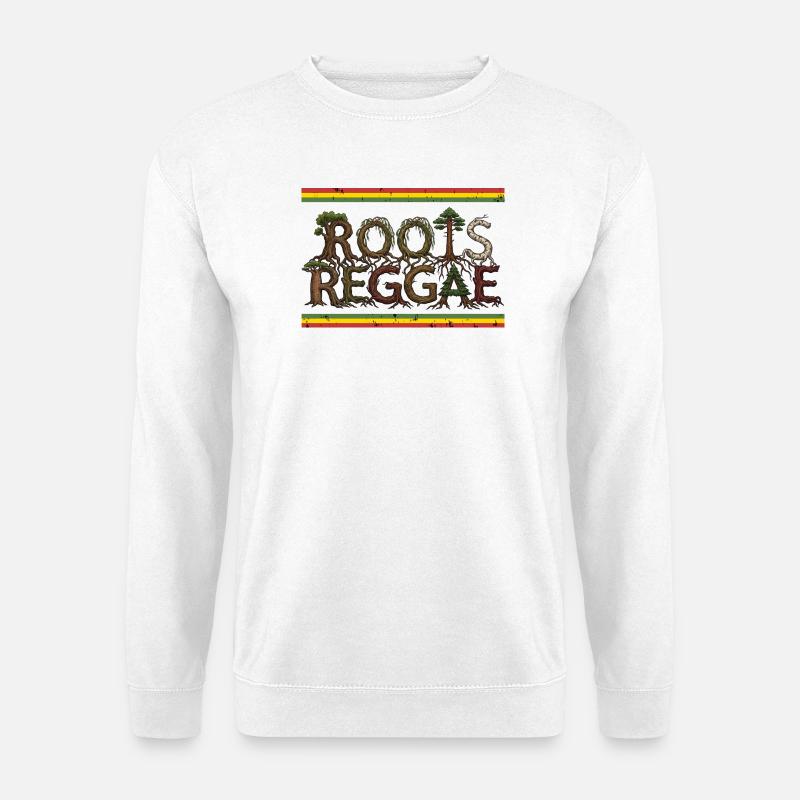 Roots Reggae Forest - Unisex Pullover - Weiß