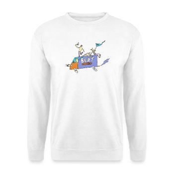 Bert_Express - Sweat-shirt Unisexe - blanc - Devant