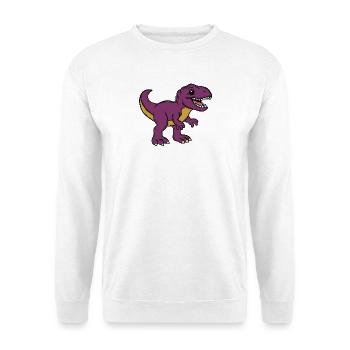Dino - Unisex Pullover - Weiß - Vorne