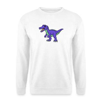Dino - Sweat-shirt Unisexe - blanc - Devant