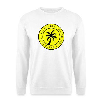 Malle 2026 Palm Tree Circle - Unisex Sweatshirt - white - Front