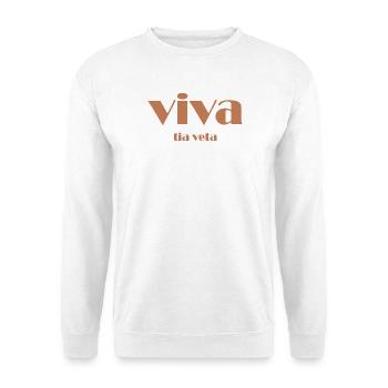 Viva Tia Veta - Unisex Sweatshirt - white - Front