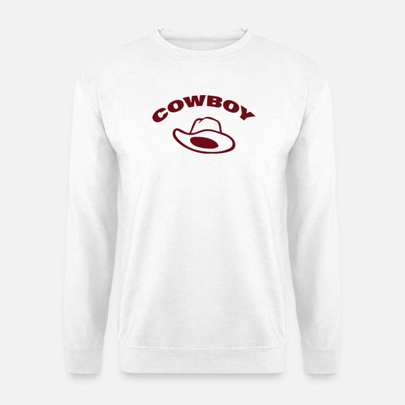 COWBOY - Unisex Pullover - Weiß