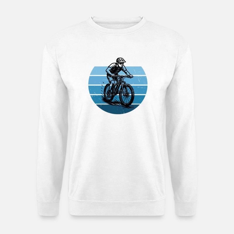 Déclaration directe sur le VTT - Sweat-shirt Unisexe - blanc
