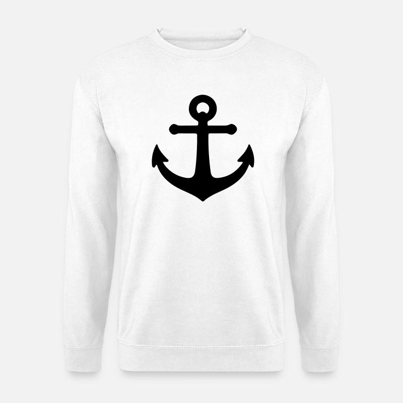 Anker Symbol - Unisex Pullover - Weiß