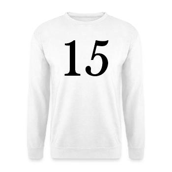 15. 15 YEARS. 15th ANNIVERSARY. 15 YEAR ANNIVERSARY. - Unisex Sweatshirt - white - Front