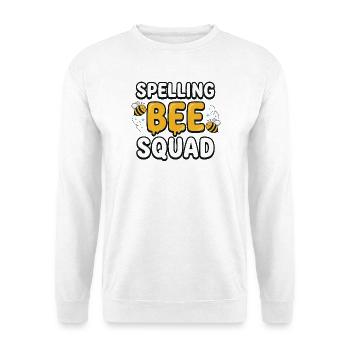 Spelling Bee Squad Cute Bee Team - Unisex Pullover - Weiß - Vorne