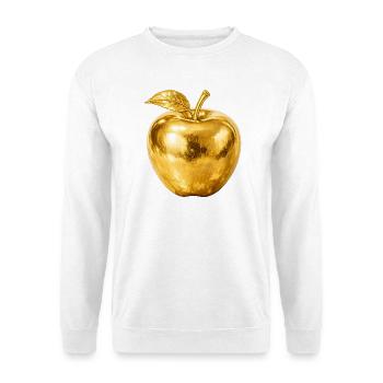 Goldener Apfel | Venus, Aphrodite, Helena, Paris - Unisex Pullover - Weiß - Vorne - Alina (178cm) & Michal (187cm)