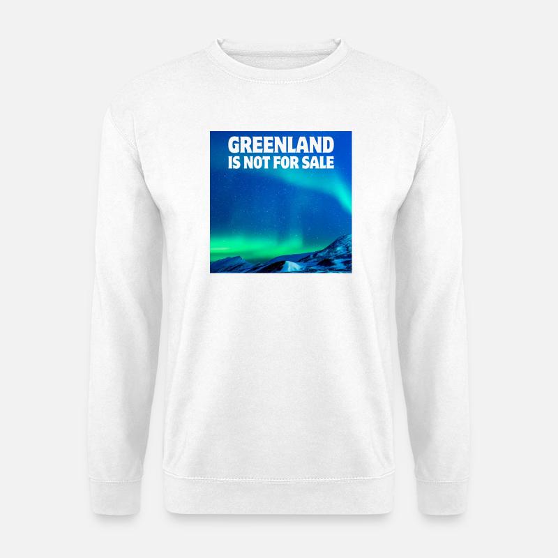 Inuit, Grönland, Dänemark - Unisex Pullover - Weiß