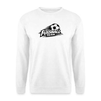 Fussball Team Symbol - Unisex Pullover - Weiß - Vorne