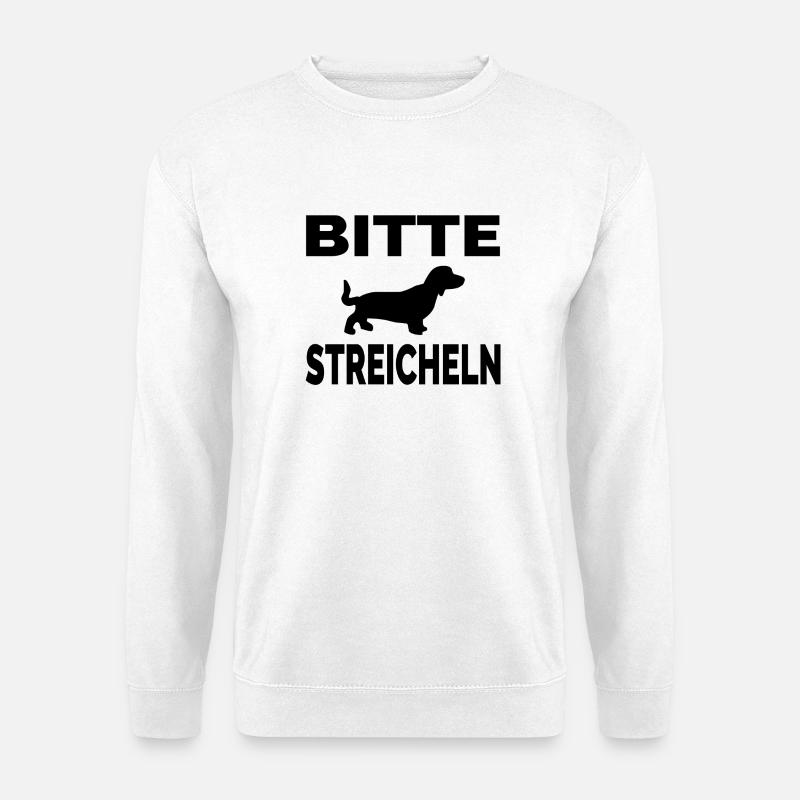 Dackel - Unisex Pullover - Weiß