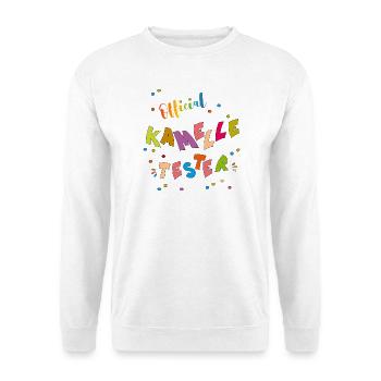 Kamelle Tester - Unisex Sweatshirt - white - Front