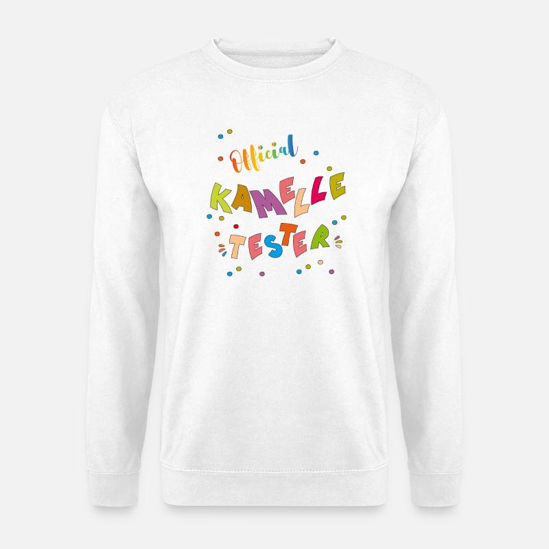  Kamelle Tester - Unisex Pullover - Weiß